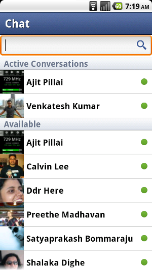 how to chat on facebook mobile
