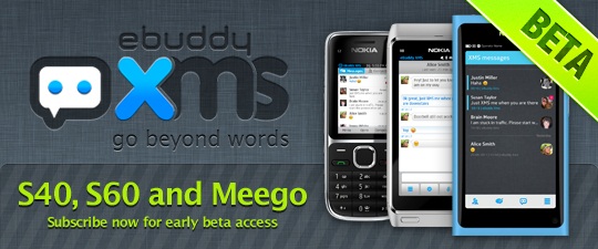 eBuddy XMS llega a Meego en fase Beta