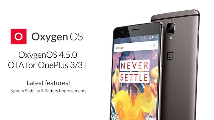 OnePlus 3/3T actualizan a Oxygen OS 4.5 con nuevas características