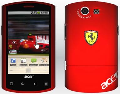 Acer unveils Liquid E Ferrari Edition mobile 2 acer-mobile-liquid-ferrari-phone