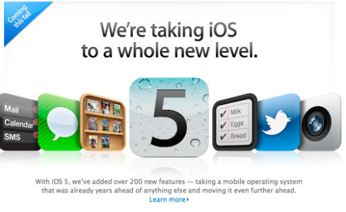 Apple rolls out iOS 5 for iPhone, iPod touch and iPad 1 ios-5
