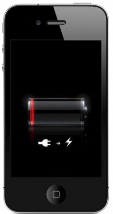 iphone 4s battery low