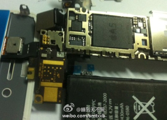 iPhone 5 to have an A5 chip and 1430mAh battery? 1 iphone 5 teardown leak