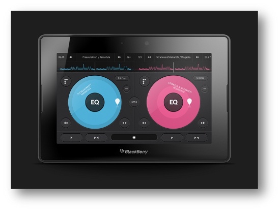 Get ready to scratch, mix and loop, Pacemaker arrives on BlackBerry Playbook 1 Pacemaker-1