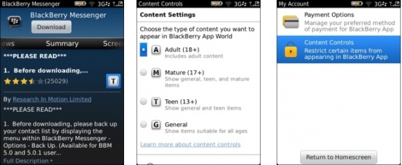 App-rating coming to BlackBerry App World 3.1 1 app-world-content-rating copy