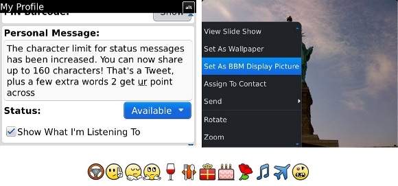 BBM v6.1 Beta brings in animated avatar, new emoticons and more 1 bbm 6-1