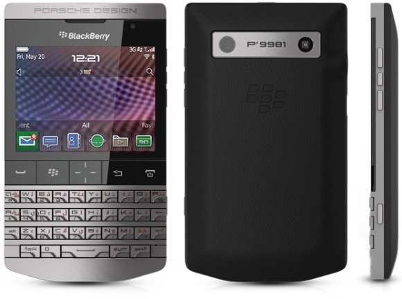 BlackBerry P’9981 luxury smartphone announced, courtesy Porsche Design 1 blackbery p9981 porsche