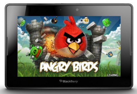 Angry Birds now available for BlackBerry PlayBook 1 playbook angry birds