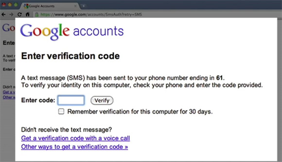 Guide : Secure your Google Account with 2-Step Verification 1 google-verification