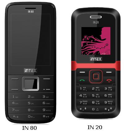 Intex launches 4 new mobiles - IN 4495, IN 4410, IN 80 and IN 20 3 Intex-IN-80-IN-20