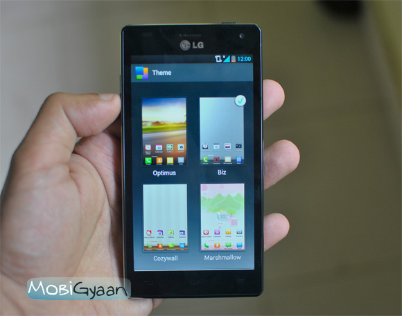 Review: LG Optimus 4X HD 10 themes