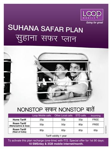 Suhana Safar Prepaid Plan Details