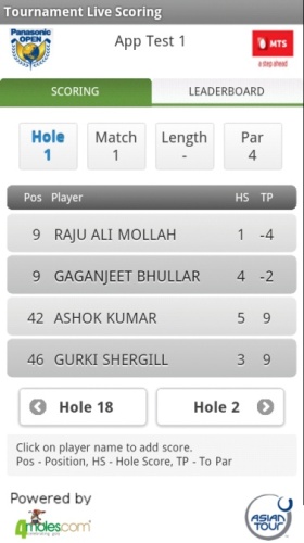 MTS and 4moles.com develop a mobile app for Golf PGA Asian Tour 2 image006