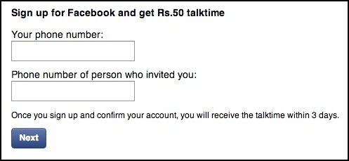 Facebook-Talktime-Offer-India