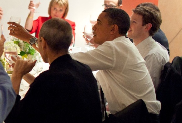 Steve Jobs had a dinner with President Obama 2 White-House-Dinner-580x580