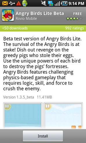 Mobile Games Review : Angry Birds (Android) 2 AngryBirds
