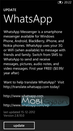 WhatsApp for Windows Phone 8. Did it launch today or just discovered? 2 Whatsapp-on-wp8