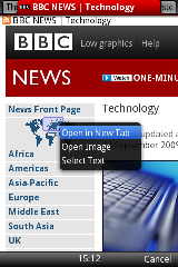 Opera launches Opera Mini 5 beta 2 keypad-bbcnews