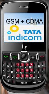 Fly Mobile launches CDMA+GSM phone, CG588 in association with Tata Indicom 1 flygsmcdma
