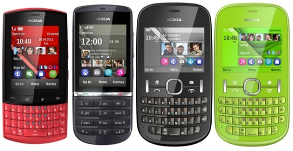 Nokia announces 200, 201, 300 and 303, new S40 ‘Asha’ series at Nokia World 1 Asha series