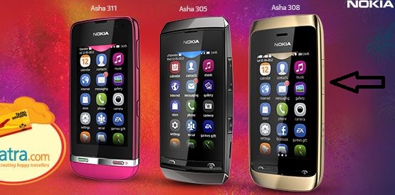 Nokia Asha 308 already available online for Rs.5,799; Asha 309 coming soon 4 Nokia-Asha-308-Diwali