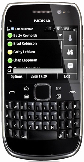 Nokia e6 symbian anna