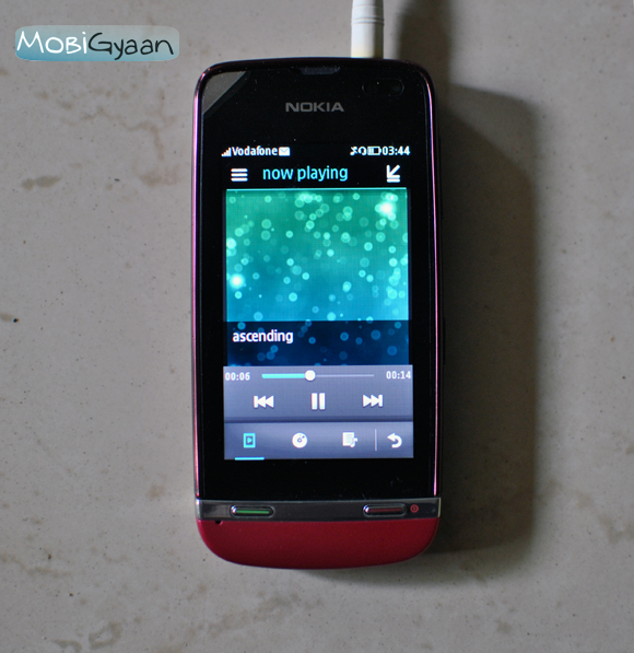 Review: Nokia Asha 311 11 musicplayer