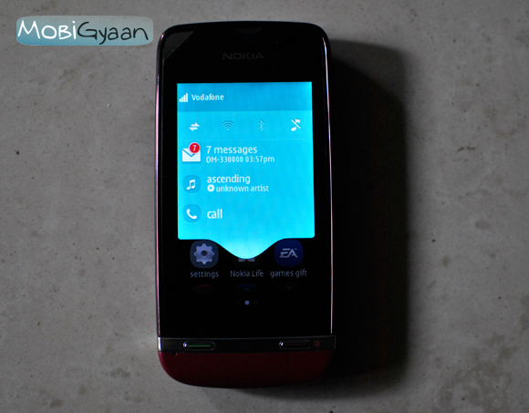 Review: Nokia Asha 311 7 notification