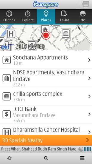 foursquare symbian qt 1 4