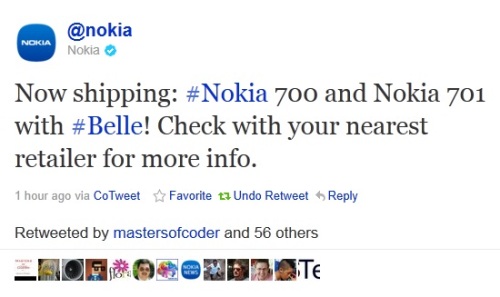 nokia tweet 700 701