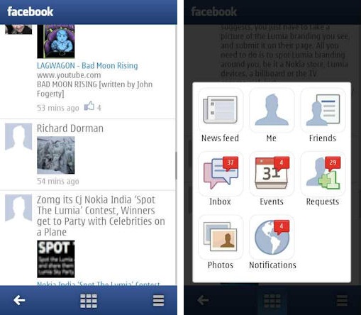 Nokia Social updates to version 1.4 for Nokia Belle 2 social1.4-2
