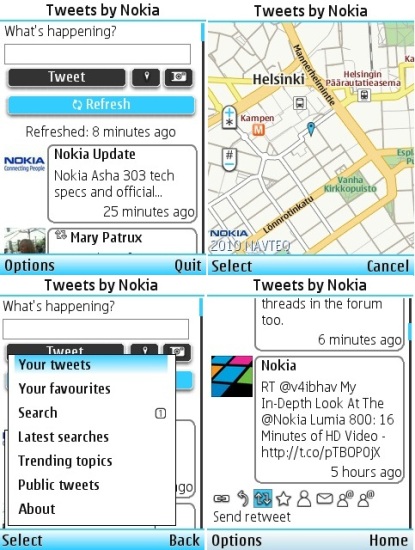 tweets by nokia s40