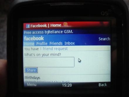 Access Facebook on your Reliance Mobile without any data charges (Free) using 0.facebook.com 2 reliance-free-facebook