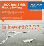 Reliance Mobile hiked sms pack rates in all circles 1 reliancesmspack_copy