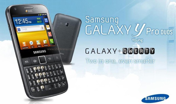 Samsung plans to launch Dual-SIM Galaxy Y Pro Duos 1 GProYDuos