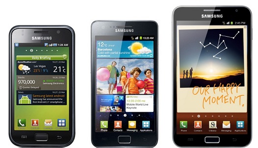Samsung Galaxy S & S II cross 50 million sales mark, 7 million Galaxy Note sold 1 Galaxy-S-S2-note