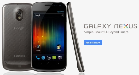 galaxy nexus registration