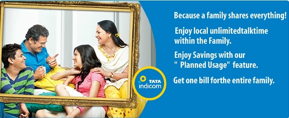 Tata Teleservices Launches Family Plan, offers Unlimited Free local CUG calls 1 tata-indicom-family-plan