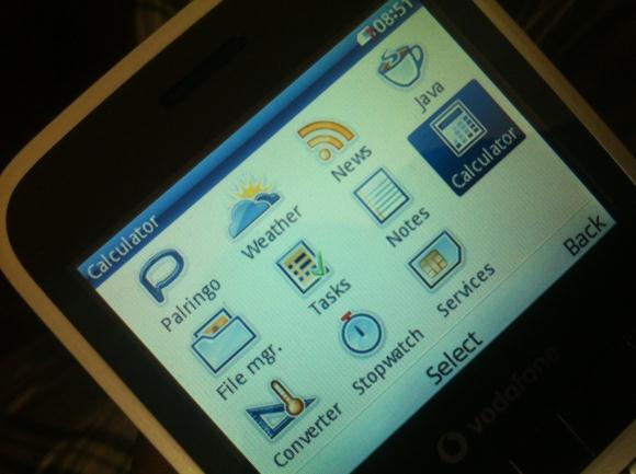 Vodafone Blue: Review 7 UI2 580