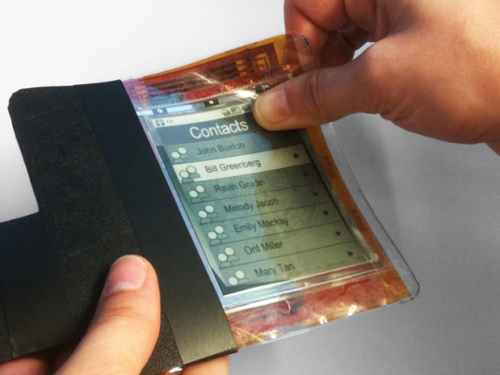 Researchers develop PaperPhone which is a Flexible Smart Phone 1 PaperPhone