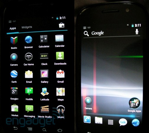 Android Ice Cream Sandwich spotted in a video 1 android ics-leak video
