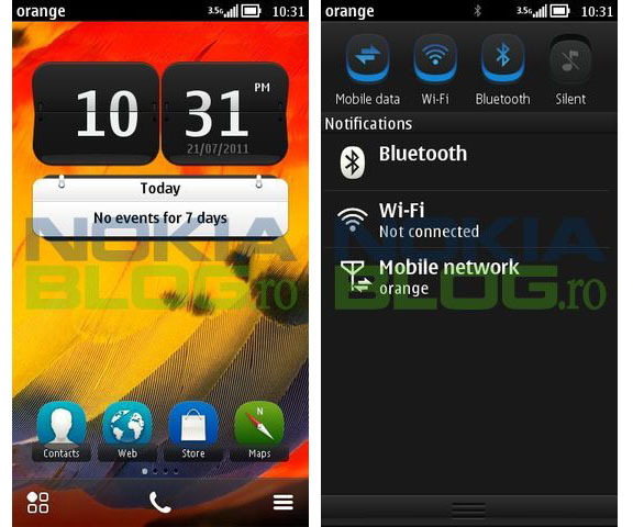 Symbian Belle official Screenshots 1 belle home-notification