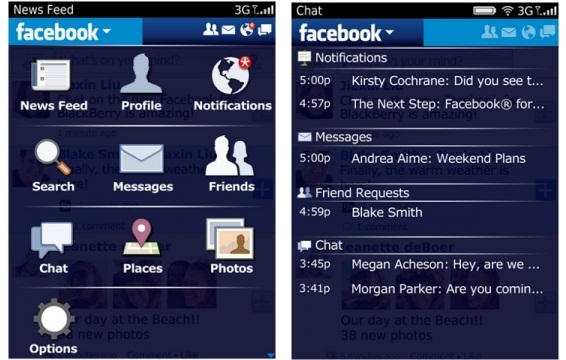 Facebook for BlackBerry v2.0 brings in new features 1 fb for blackberry v2