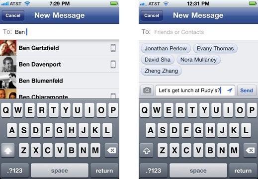 Facebook Messenger App for iPhone and Android 1 fb messenger app
