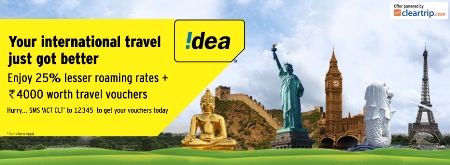 Special International Roaming Offers by Idea 1 idea-international_romaing