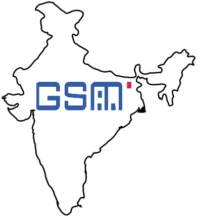 Only 7.6 million GSM subscribers for the month of July 1 india map gsm copy