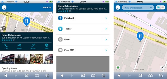 Nokia Maps now on iOS and Android 1 maps nokia