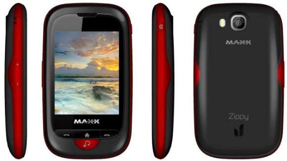 MAXX Mobiles launch MAXX Zippy, a Dual-SIM touchscreen handset 1 maxx zippy