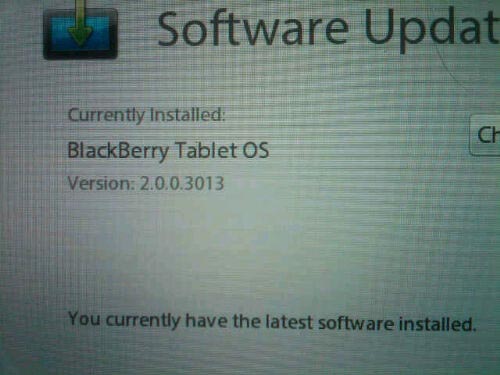 BlackBerry Tablet OS unofficial v2.0.0.3013 update leaks 1 playbook v2 1