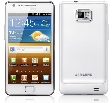 Samsung Galaxy S II in White, coming soon 1 sgs2-white